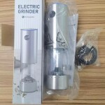 Electric Salt and Pepper Grinder Set
