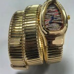 Snake-Shaped Bracelet Watch for Women | Niche Light Luxury Two-Circle Quartz Watch