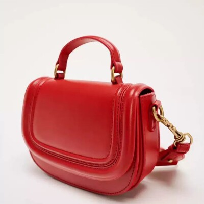 Trendy  Leather Crossbody Purse: Small Shoulder Bag